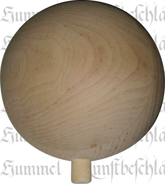 Holzkugel antik, Holzzierteil antikes, Erle, Ø 13,8cm